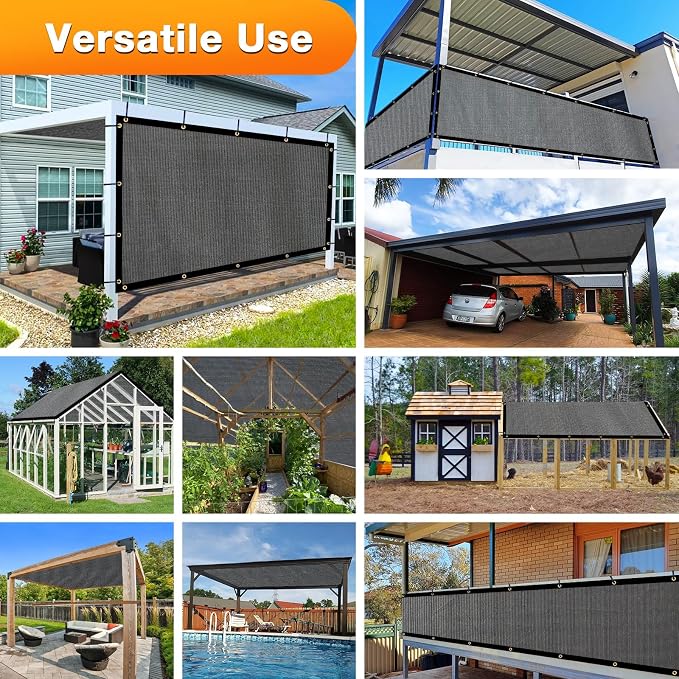 Artpuch Outdoor Pergola Shade Cover 6x23 FT Sun Shade Cloth - Image 6