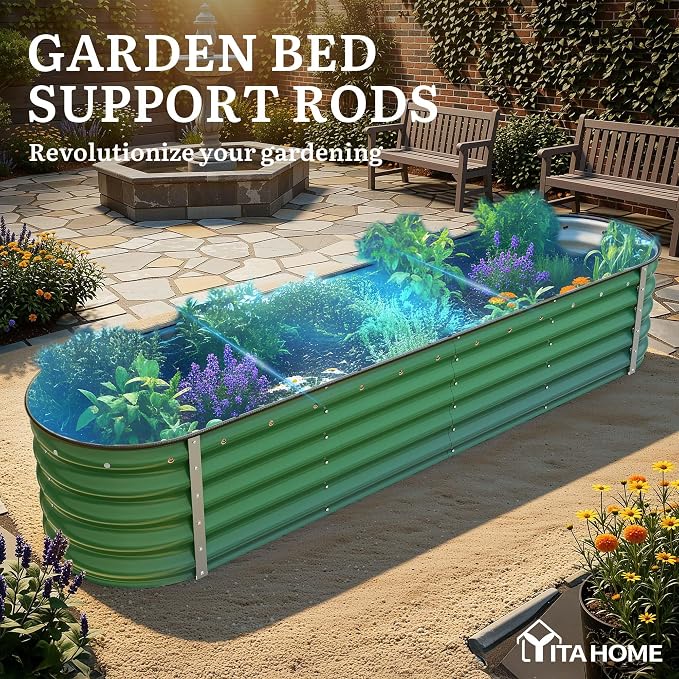 YITAHOME 17" Tall 9 in 1 Large Raised Garden Bed Kit, Outdoor Above Ground - Image 7