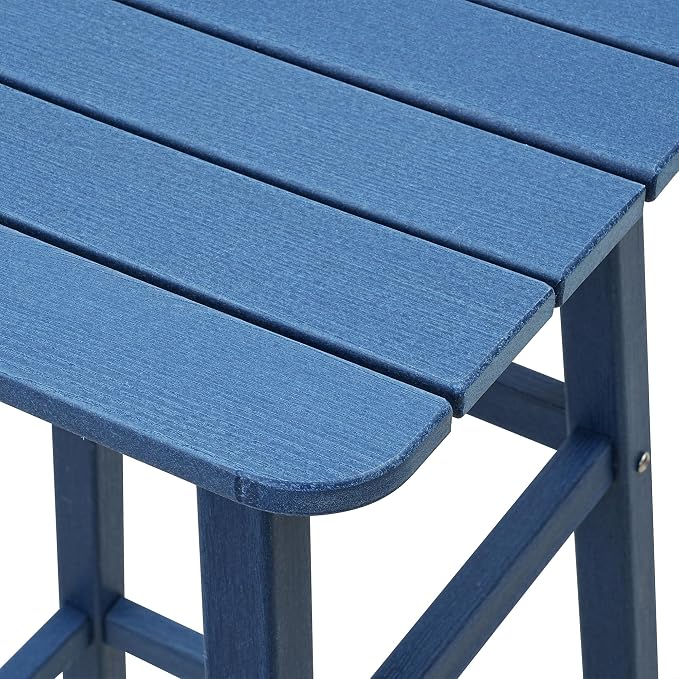 3-Piece Outdoor Counter Height Bar Table Set, HDPE Weather Resistant - Image 6
