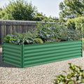 YITAHOME 96x48x24 in Galvanized Raised Garden Bed Kit, Large Metal Planter Box by YITAHOME