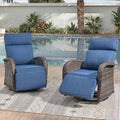 Zero Gravity Patio Swivel Rocking Recliner Chairs Set of 2 by JelwalyPatioFurnitureSet