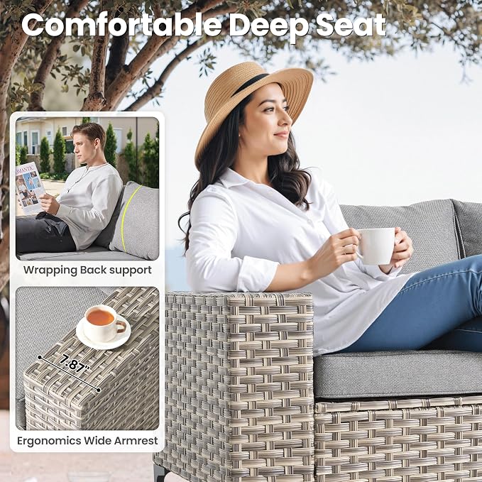 ovios 4-Piece Patio Furniture Set - Image 4