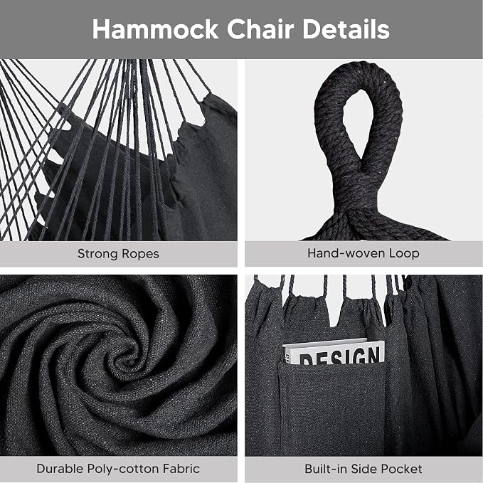 SUNCREAT 2-in-1 Convertible Portable Double Hammock - Image 5