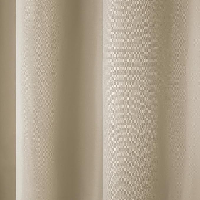 TOWN & COUNTRY BASICS Cabana Solid Heavyweight Indoor Outdoor Curtains - Image 4