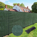 UPGRADE Privacy Fence Screen 5'x63' Dark Green Outdoor 90% Visibility Blockage by UPGRADE