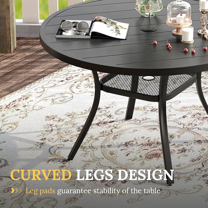 VICLLAX 5 Pieces Patio Dining Set - Image 4
