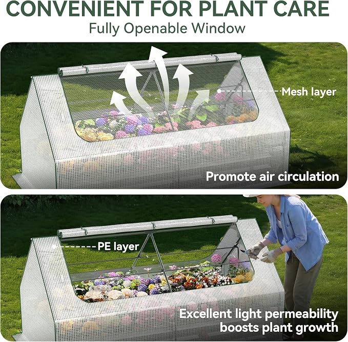 Raised Garden Bed with Self-Watering System, Galvanized Raised Beds - Image 5