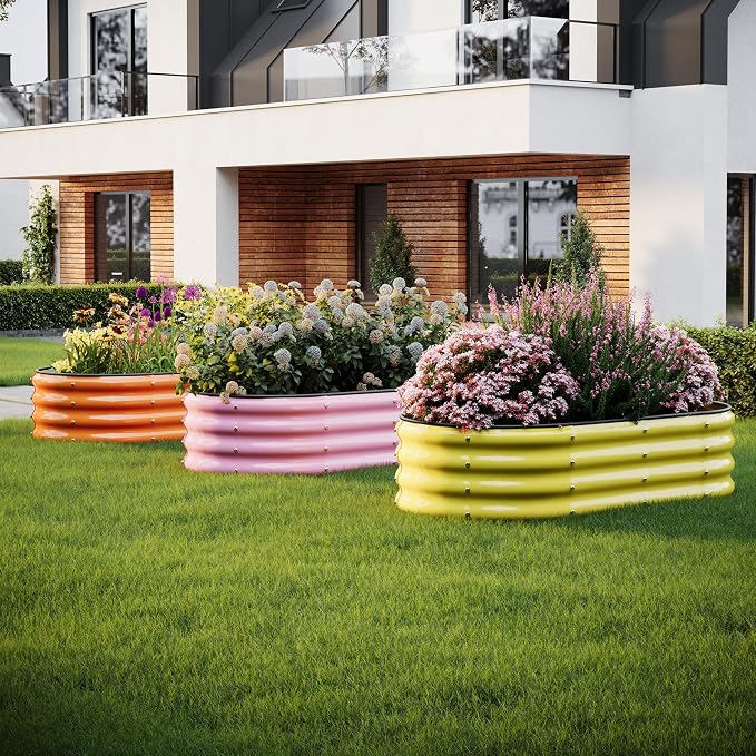 Raised Beds for Gardening Raised Garden Bed Kit for Gardening Outdoor，4x2x1ft - Image 6