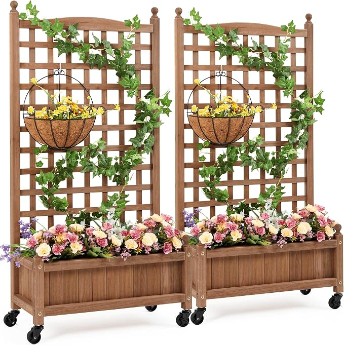 Yaheetech 2pcs 50" H Raised Garden Bed by Yaheetech