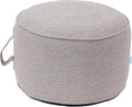 QILLOWAY Indoor/Outdoor Inflatable Stool, Round Ottoman, All Weather Foot Rest by QILLOWAY