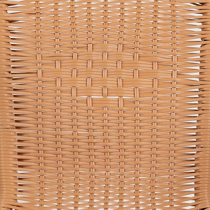 Flash Furniture Lila 2 Pack Beige Rattan Indoor-Outdoor Restaurant Stack Chair - Image 17